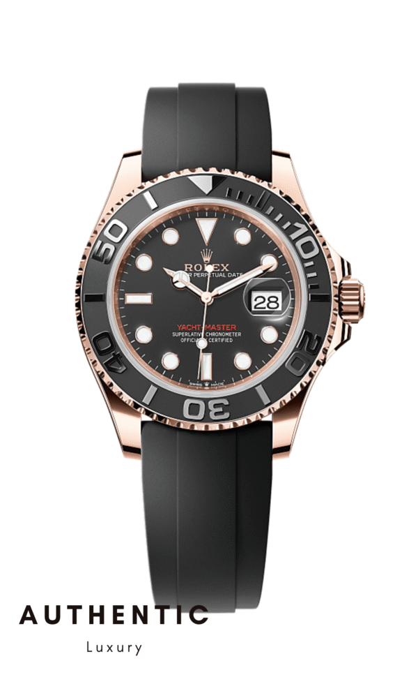 Đồng hồ Rolex Yacht-Master 126655 Vàng Everose Mặt Đen 40mm
