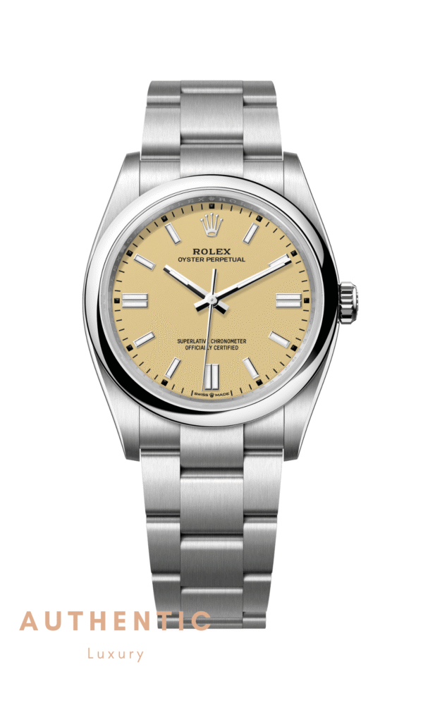 Đồng hồ Rolex Oyster Perpetual 126000 Thép Mặt be 36mm