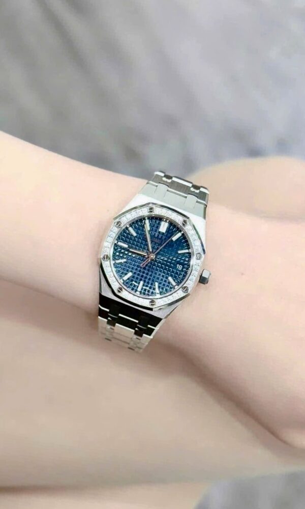 Đồng hồ Audemars Piguet Royal Oak 77451ST Mặt xanh blue 34mm