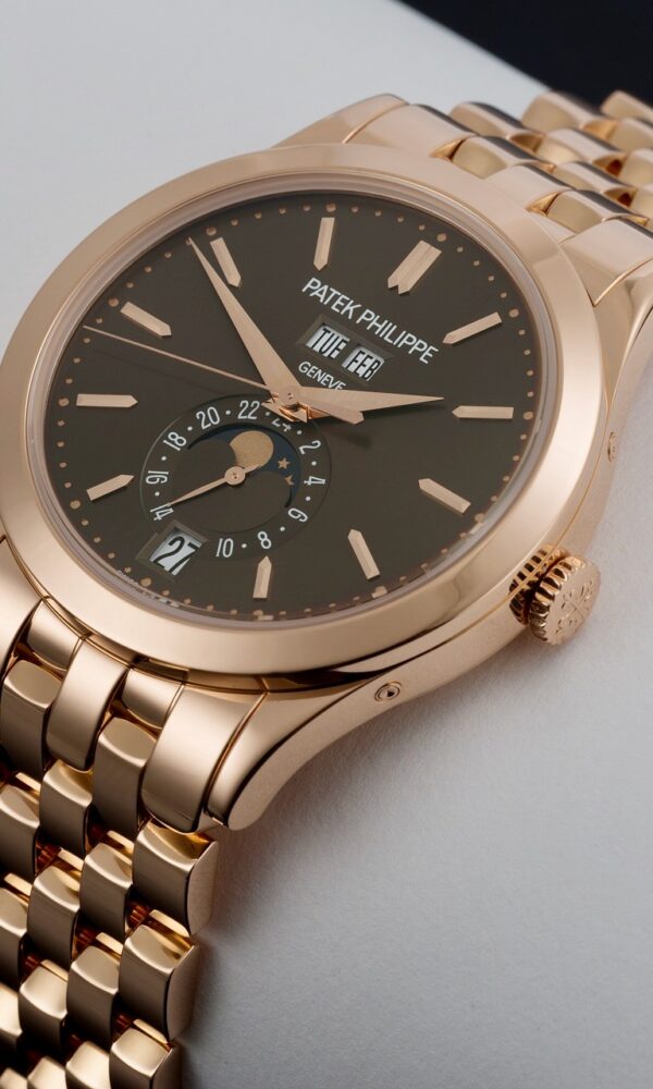 Đồng hồ Patek Philippe Complications 5396/1R-001 Mặt nâu Chocolate 38,5mm