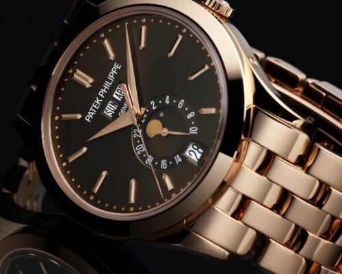 Đồng hồ Patek Philippe Complications 5396/1R-001 Mặt nâu Chocolate 38,5mm