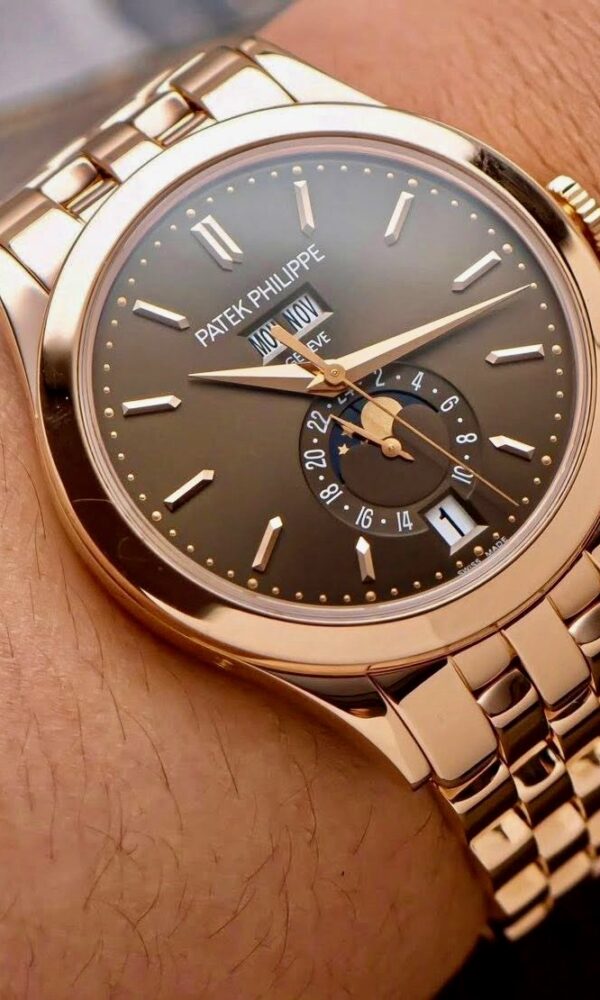 Đồng hồ Patek Philippe Complications 5396/1R-001 Mặt nâu Chocolate 38,5mm