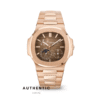 Đồng hồ Patek Philippe Nautilus 5712/1R-001 Mặt nâu Dây kim loại 42mm