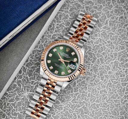 Đồng hồ Rolex Lady-Datejust 279171 Everose/Oystersteel Mặt xanh olive 28mm