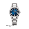 Đồng hồ Rolex Day-Date 128349 Vàng trắng Mặt xanh ombre 36mm