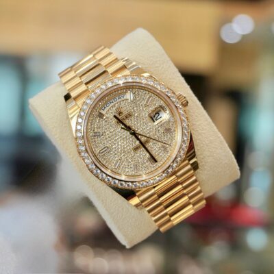 Đồng hồ Rolex Day-Date 228348RBR Mặt nạm kim cương 40mm
