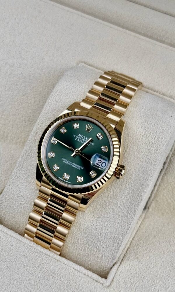 Đồng hồ Rolex Datejust 278278 Mặt xanh Olive 31mm