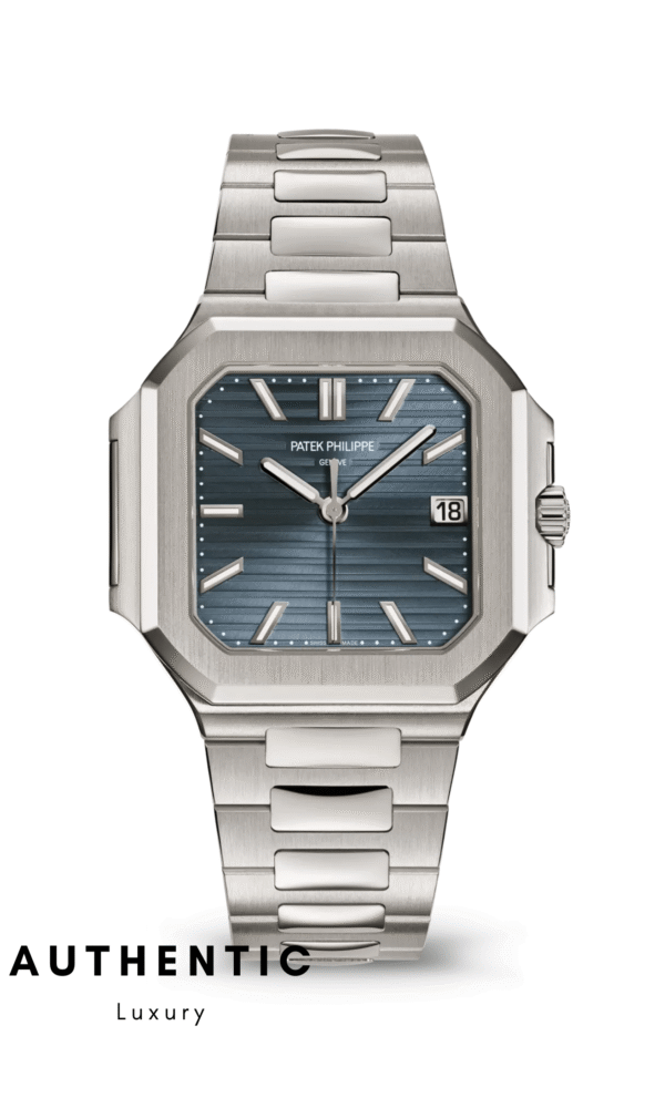 Đồng hồ Patek Philippe Cubitus 7128/1G-001 Vàng trắng Mặt xanh blue 40mm