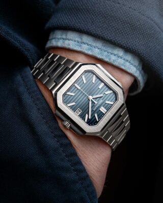 Đồng hồ Patek Philippe Cubitus 7128/1G-001 Vàng trắng Mặt xanh blue 40mm
