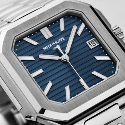 Đồng hồ Patek Philippe Cubitus 7128/1G-001 Vàng trắng Mặt xanh blue 40mm