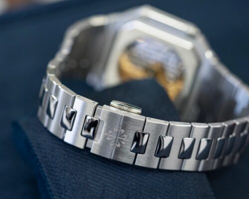Đồng hồ Patek Philippe Cubitus 7128/1G-001 Vàng trắng Mặt xanh blue 40mm